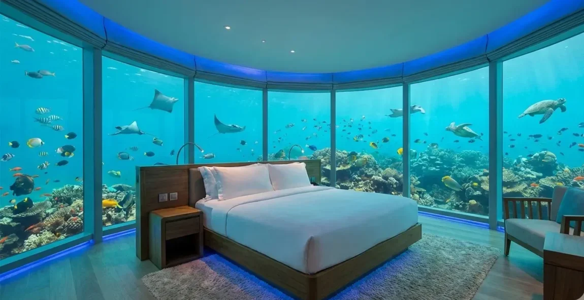 Maldives underwater hotel