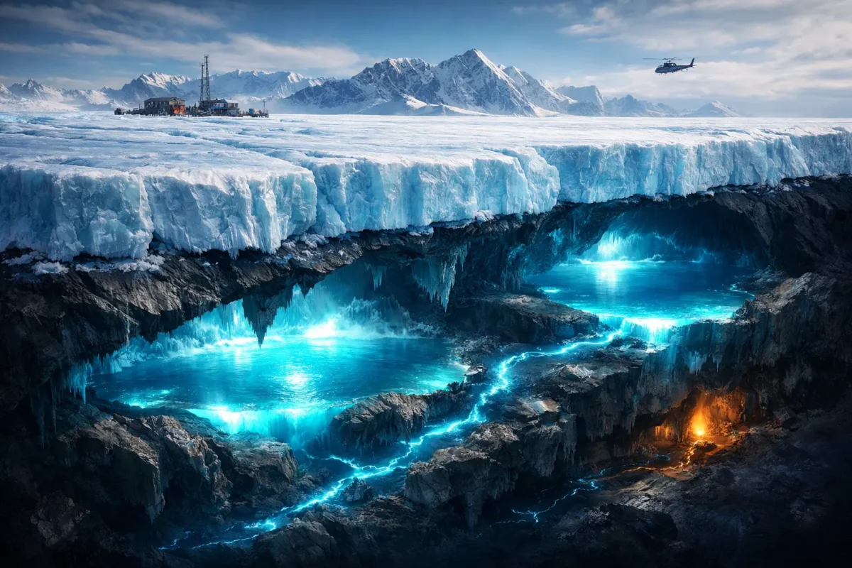 hidden world under Antarctica