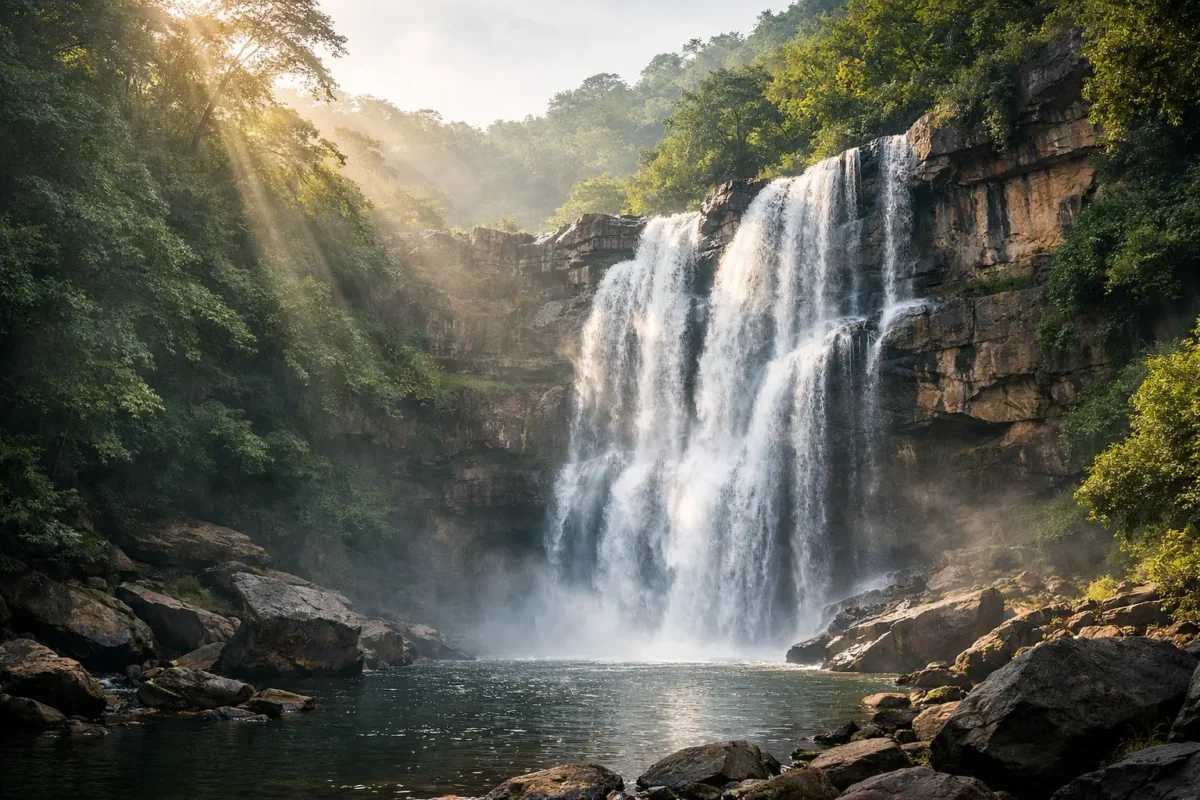 Manjhar kund waterfall Bihar