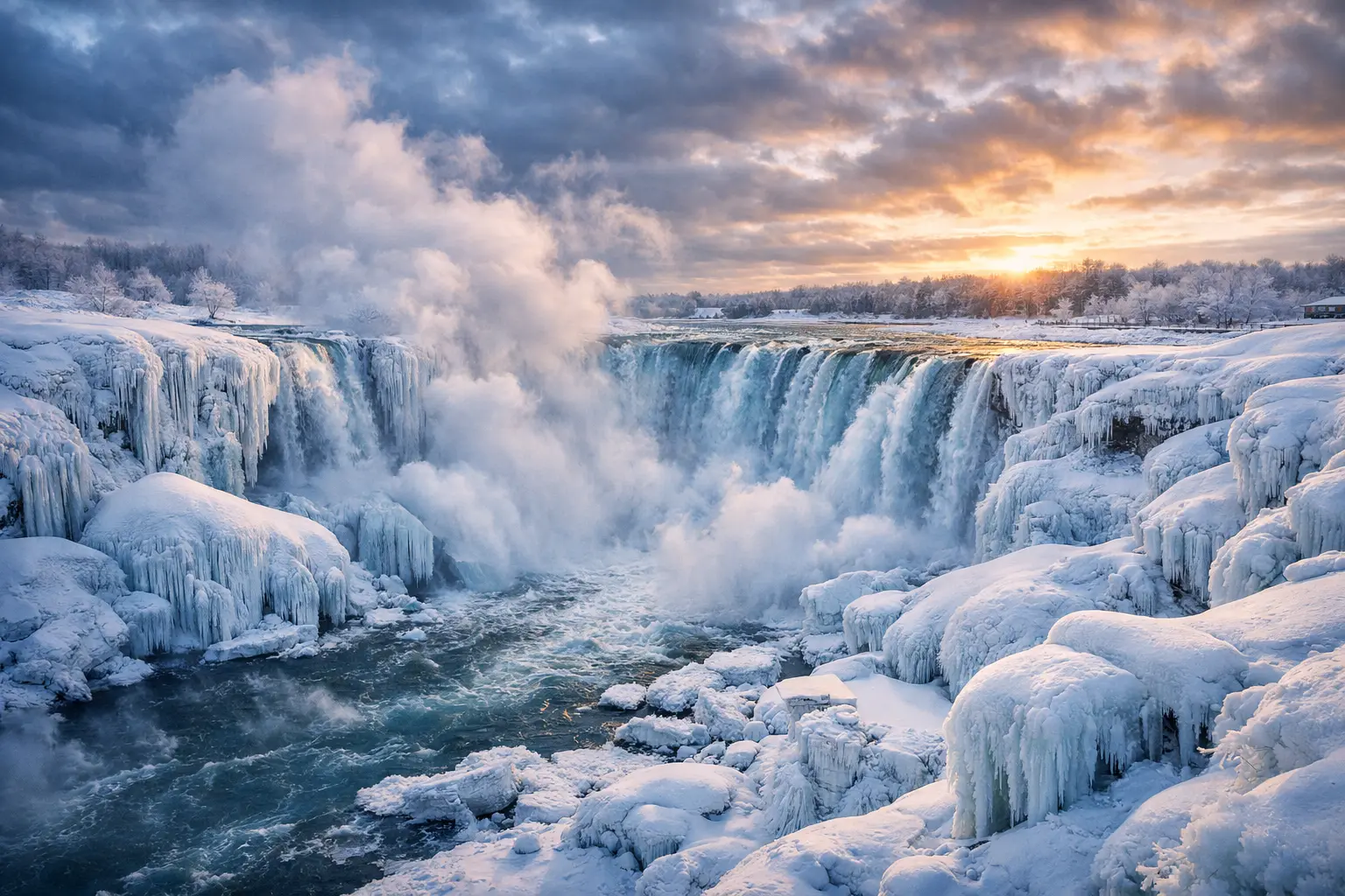 niagara falls frozen
